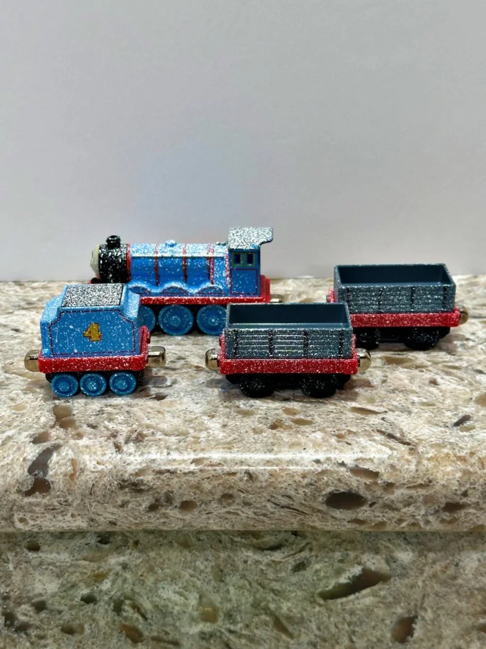 Thomas & Friends Gordons Snowy Special 4pc Set 2009 Take Along Diecast Mattel